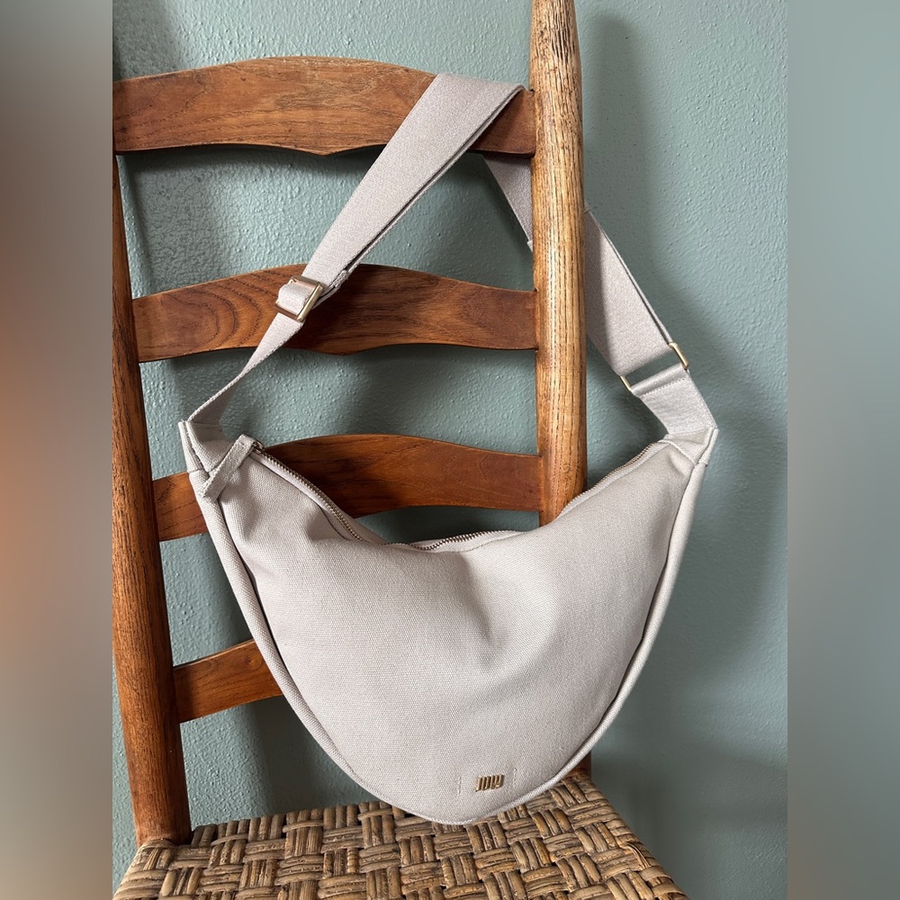 JULY Everyday Crescent Bag Crossbody Taupe Purse